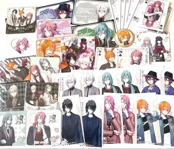 화이트와 블랙의 앨리스 로로아리 굿즈 종이류 묶음 판매