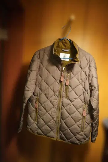 AIGLE 퀼팅 자켓 브라운 46 중고품