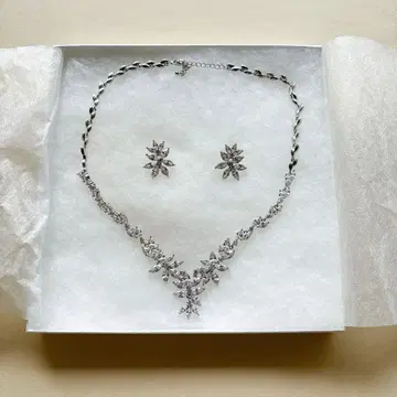 ANNAN WEDDING 앙난 웨딩 귀걸이 목걸이 세트