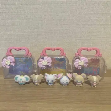 프리큐어 동물형 피규어 세트