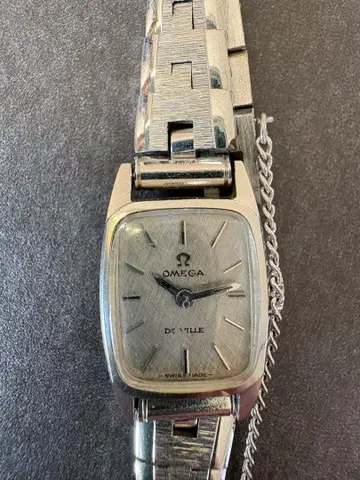OMEGA De Ville 수동 와인딩 시계 스테인리스 스틸