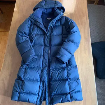 Patagonia 다크 네이비 롱 다운 자켓