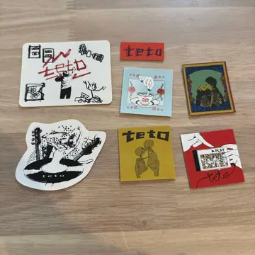 teto 스티커 7개