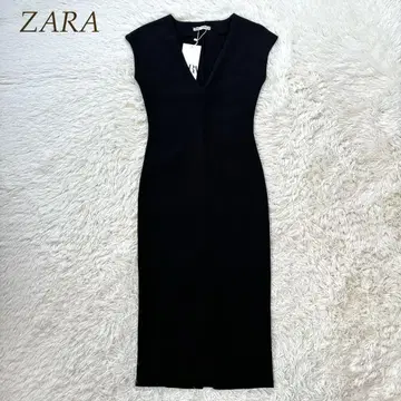 ZARA 새상품 택 포함 블랙 슬리브리스 원피스
