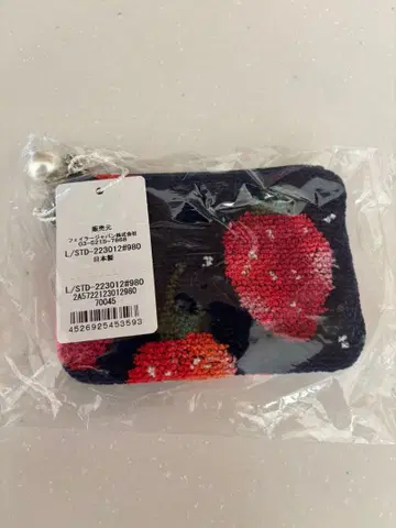 페이러 스트로베리 도트 키 & 카드 케이스