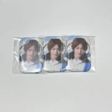 테니스의 왕자님 테니뮤 아쿠타가와 지로 스퀘어 캔뱃지