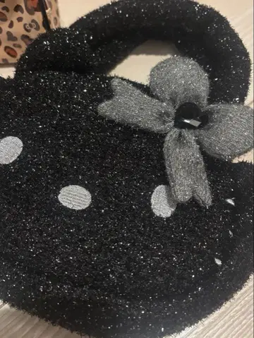 헬로키티 라메 니트 백 엔젤 컬렉션 블랙 인기