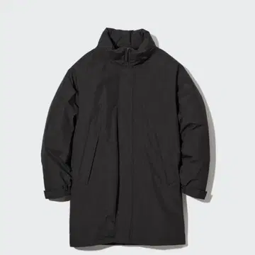 유니클로 방풍 패딩 코트 블랙 M 블랙
