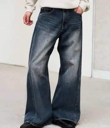 WYM LIDNM 커브 플레어 배기 데님 M 미사용 새상품