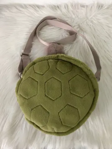 Jellycat 거북이 모양 봉제 인형 백 숄더백