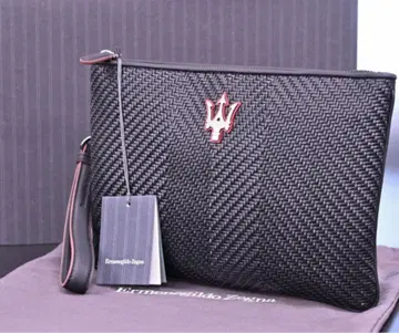 Ermenegildo Zegna 블랙 클러치백