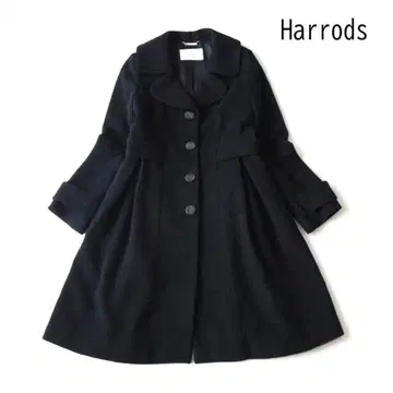 Harrods 해롯 울 롱 코트 1 블랙