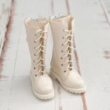 하르모니아 블루밍 지퍼 부츠 (화이트)