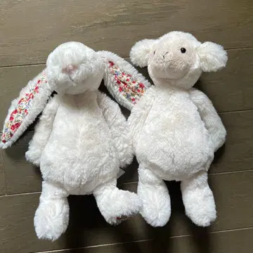 제리캣 토끼와 양 봉제 인형 세트