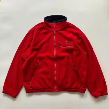 USED Lowe Alpine 플리스 자켓 레드