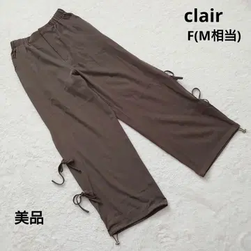 새상품급 clair 클레어 카키 브라운 와이드 팬츠 F(M 상당)