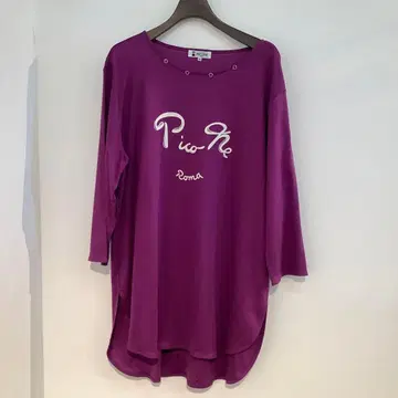 PICONE 피코네 7부 소매 퍼플 롱 티셔츠 사이즈 42