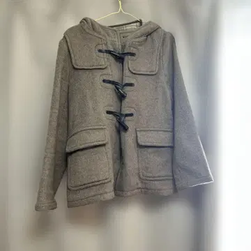 ships 베이지 더플 코트 후드 부착