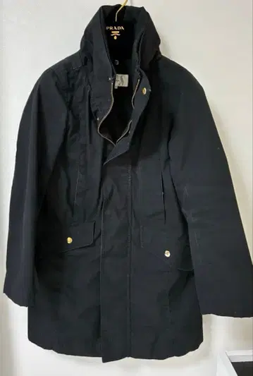 SHIPS 쉽스 스탠드 모즈 코트 블랙