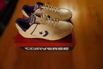 CONVERSE WEAPON 화이트/퍼플 28CM