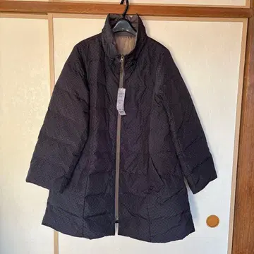 새상품 롱 다운 페더 코트 LL