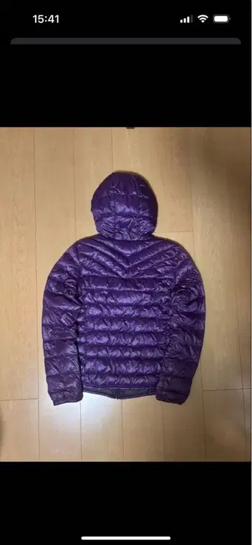 울트라 라이트 프리미엄 다운 자켓 M 퍼플