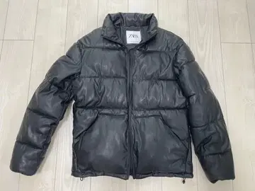 ZARA 다운 자켓 블랙 남성용 S 38