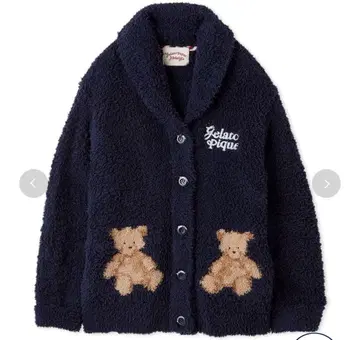 Gelato Pique 테디베어 가디건 네이비