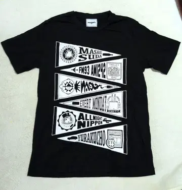 스다 마사키 올 나이트 닛폰 T셔츠 블랙 L nagori