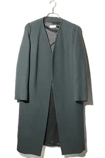 드리스반노튼 울 노카라 코트 S khaki