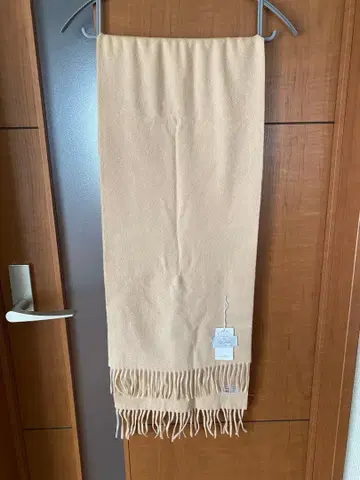 EleganceParis 머플러 베이지 캐시미어 100% 미사용 새상품