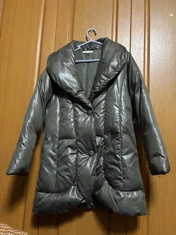 그레이 다운 자켓 사이즈 38