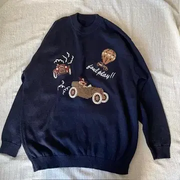 VINTAGE 빈티지 니트 이탈리아제 와펜