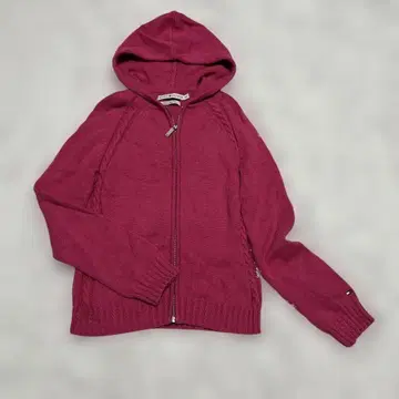 [ 새상품급 ] 타미힐피거 니트 후드티 사이드 뜨개질 S