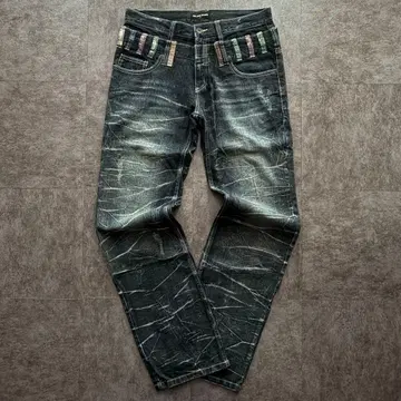 00s archive 데님 진 위스커스 빅 y2k