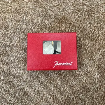 Baccarat 하트형 크리스탈 목걸이