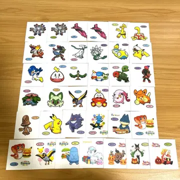 새상품*제1빵 포켓몬 포켓몬빵 씰 37개 세트