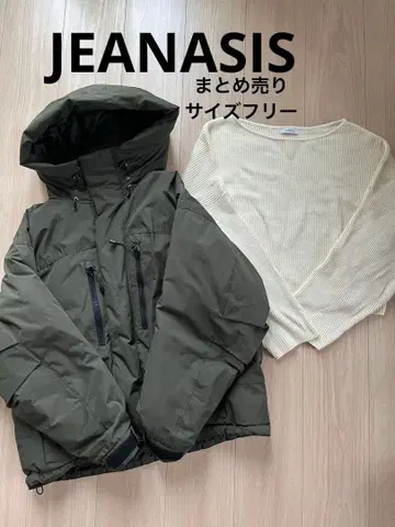 지나시스 JEANASIS 다운 자켓 니트 묶음 판매