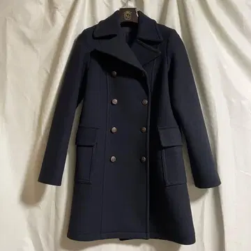 Shinzone 신존 울 P코트 네이비 36 일본제