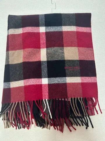 BLUE LABEL 체크 무늬 머플러 스톨