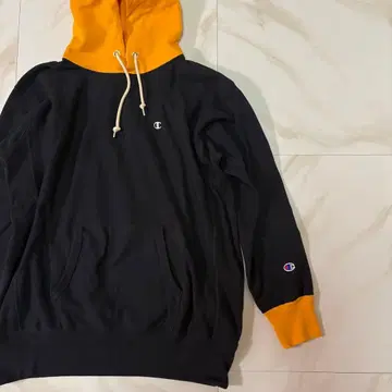 챔피온 챔피온 후드티 후디 블랙 오렌지