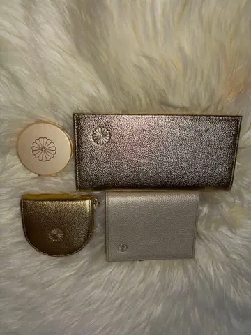 [ 초한정판 ] 황궁 장지갑 골드 금/코인 케이스 /가마구치/손거울