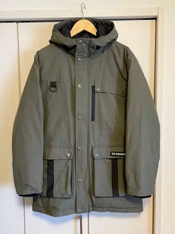 U.S.BOARDER 유에스 보더 다운 자켓 밀리터리 카키