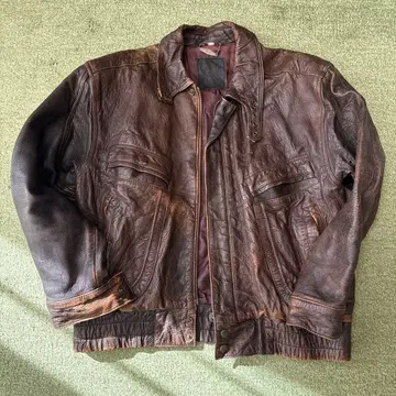 가죽 자켓 구제 의류 남성용 가죽 자켓