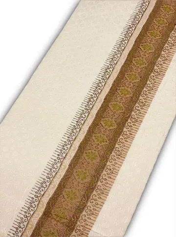 [ 캐주얼 오비 ] 줄무늬에 모던 당화 순수 실크 길이 4.32 중고품