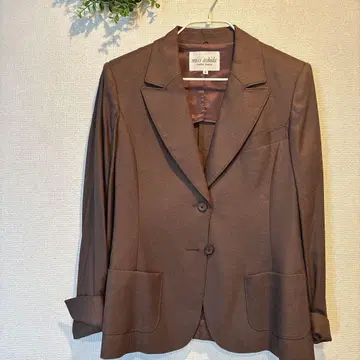 miss ashida 브라운 테일러드 자켓 9호