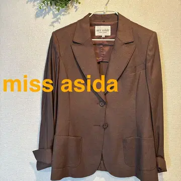 miss ashida 브라운 테일러드 자켓 9호