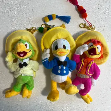 세 명의 기사 봉제 인형 키링 키체인 세트