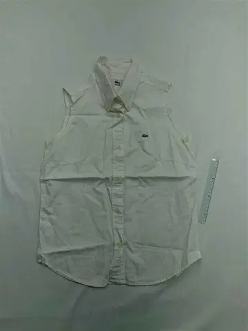 라코스테 LACOSTE 슬리브리스 셔츠 화이트 계열 40 여성용
