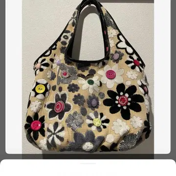 싱크비 Think Bee! 마가렛 버튼 토트백 새상품급